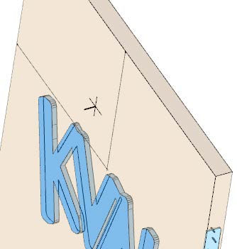 Center of rotation marker
